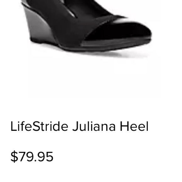 Life Stride Velocity Memory Foam Black dress heels - Picture 8 of 9